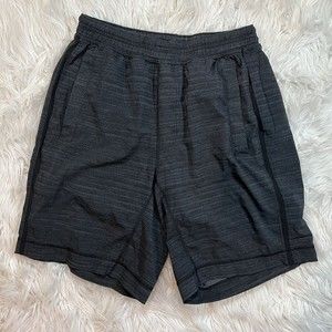 Lululemon 9" Pace Breaker Mens Athletic Shorts, Dark Heather Gray